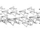 Varios aviones de papel representando canales de telegram para criptomonedas