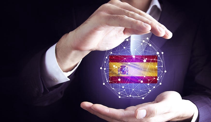 Mapa Blockchain España